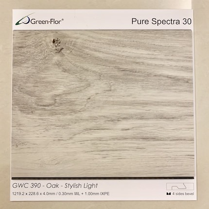 輕鬆又迅速讓我們家煥然一新的富銘Green-Flor Pure Spectra卡扣式地板
