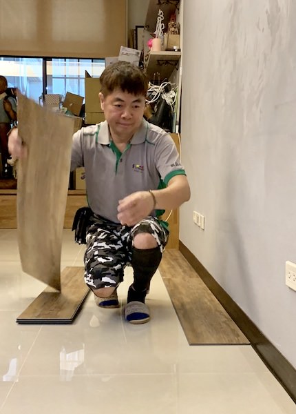 輕鬆又迅速讓我們家煥然一新的富銘Green-Flor Pure Spectra卡扣式地板
